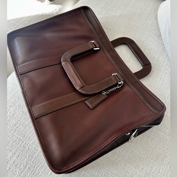 COACH Vintage Briefcase Brown - Picture 1 of 4